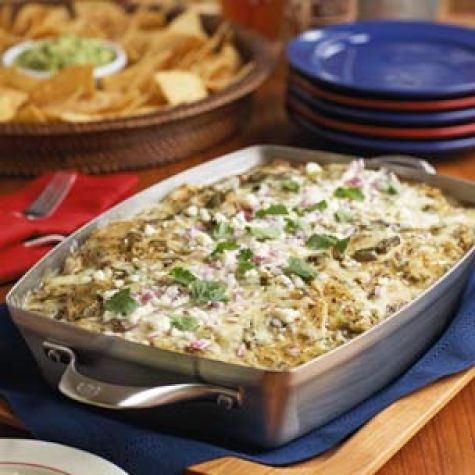 Green Chili Chicken Enchiladas