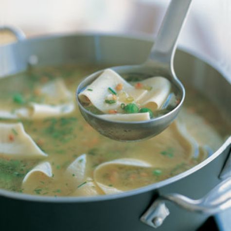 Pappardelle in Herb Broth