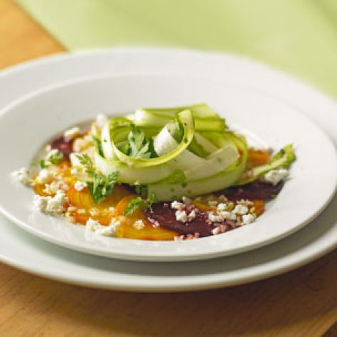 Asparagus, Beet & Goat Cheese Salad