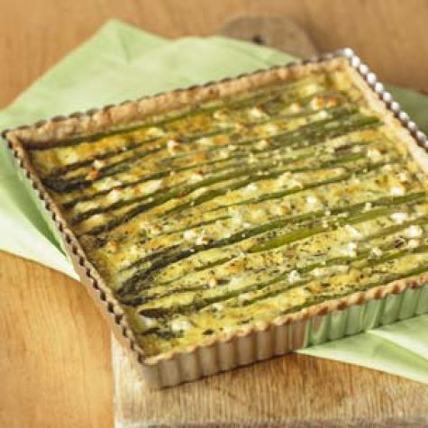 Asparagus-Goat Cheese Tart