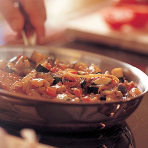 Sautéed Zucchini and Tomatoes