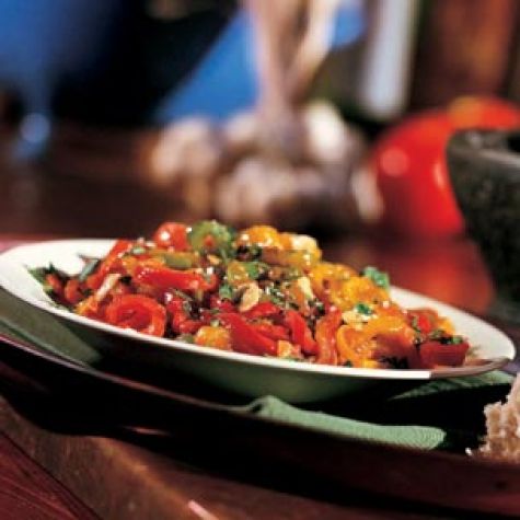 Peppers with Tomatoes and Onion (Peperonata)