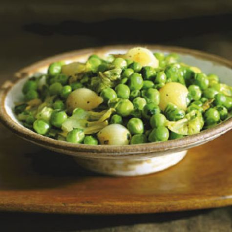 Fresh Peas with Mint