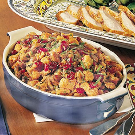 Chestnut and Cranberry Dressing