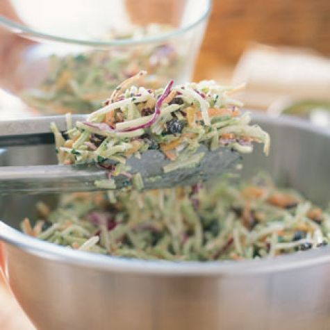 Broccoli Slaw with Pine Nuts
