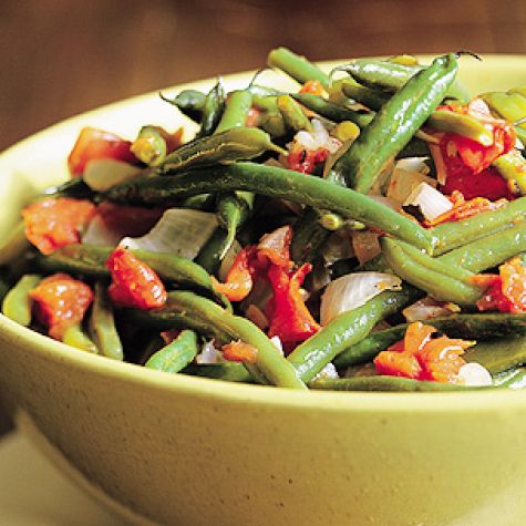 Green Beans and Onions