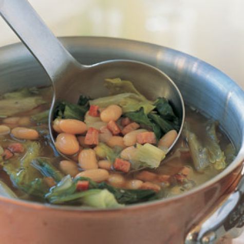 Ham, Bean & Escarole Soup