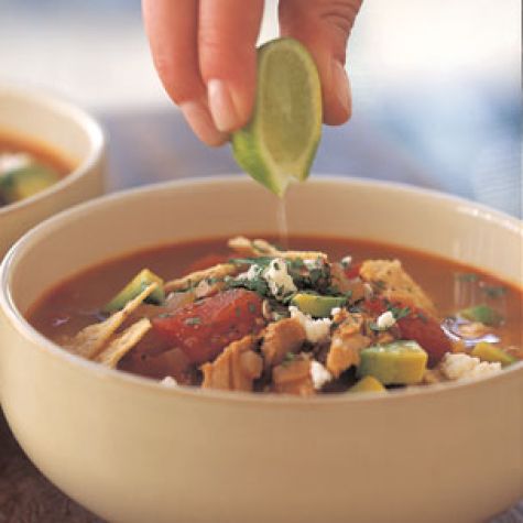 Tortilla Soup with Pork