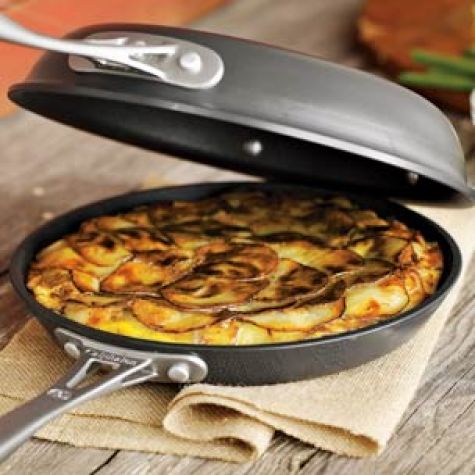 Potato-Crusted Frittata with Chorizo