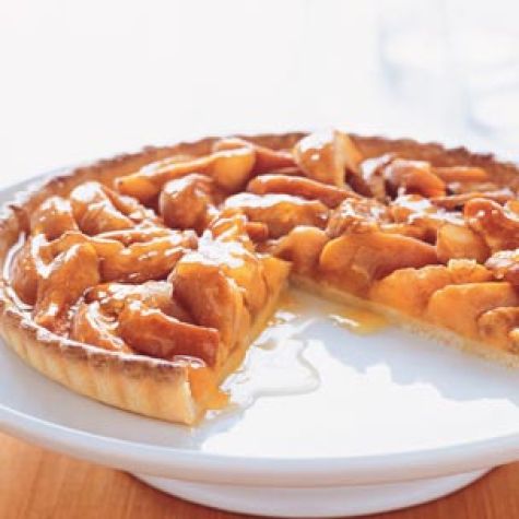Roasted Apricot & Vanilla Tart
