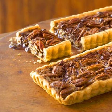 Chocolate-Pecan Tarts