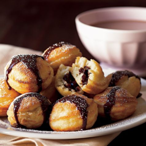 Chocolate-Filled Pancakes