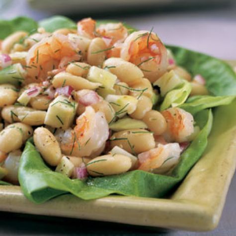 Cannellini Bean, Fennel and Shrimp Salad