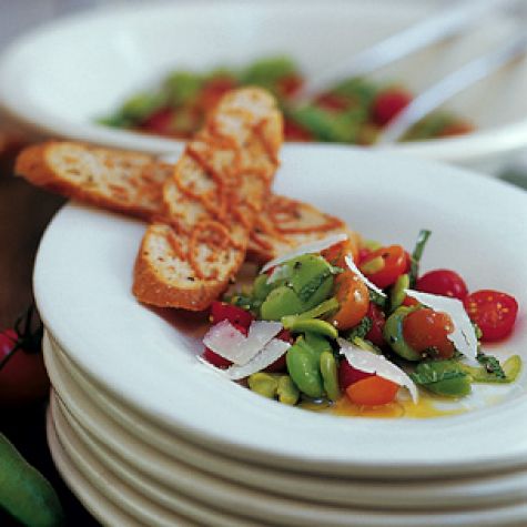 Cherry Tomato and Fava Bean Salad