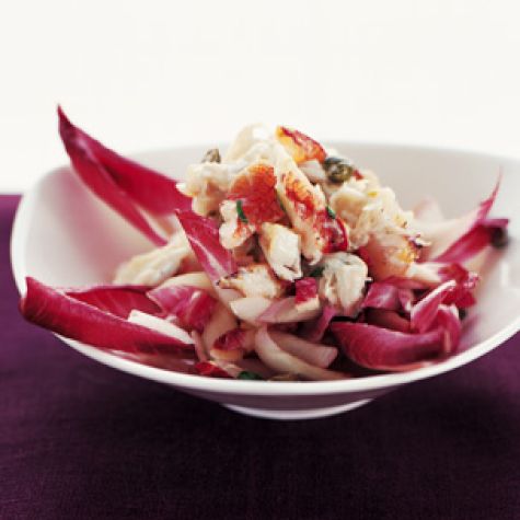 Purple Belgian Endive & Crab Salad