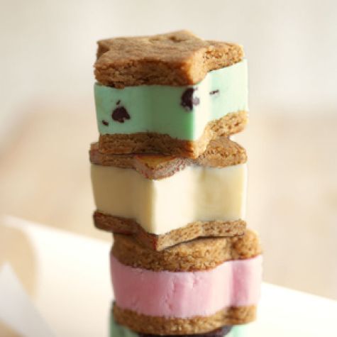 Blondie Ice Cream Sandwiches