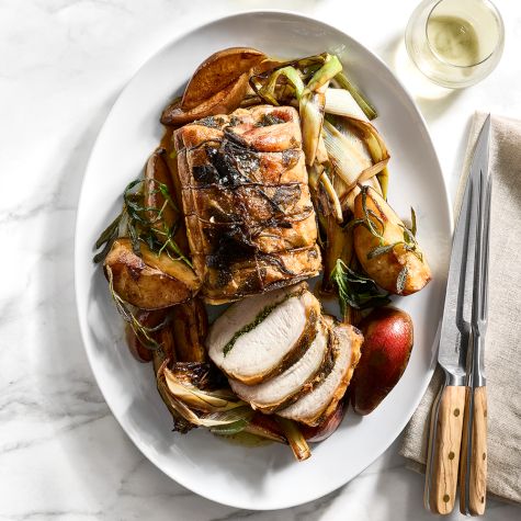 Roast Pork with Pears