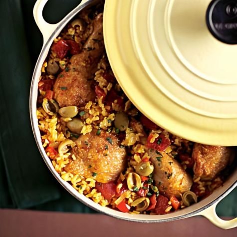 Chicken with Saffron Rice