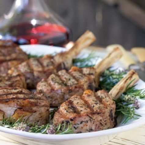 Veal Chops in Herbed Marinade