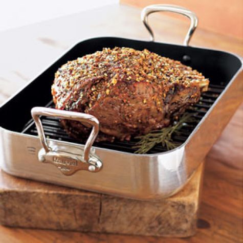 Garlic-Herb Standing Rib Roast