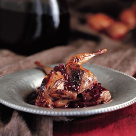 Quail with Zinfandel-Orange Sauce