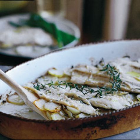 Oven-Roasted Trout with Potatoes