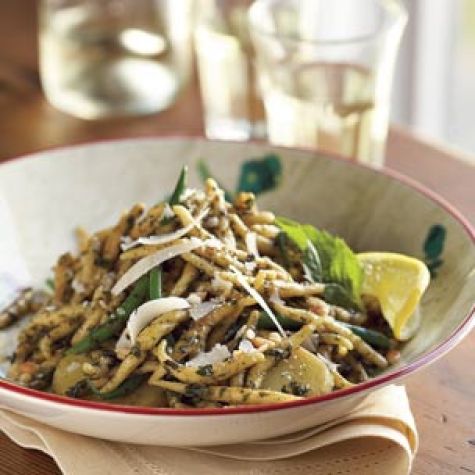 Pesto with Trofiette