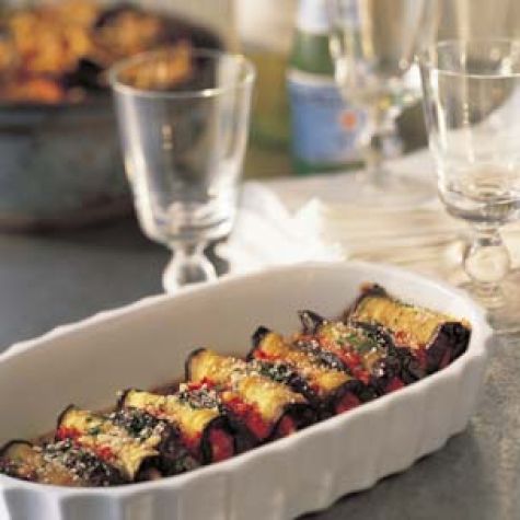 Baked Eggplant Rolls