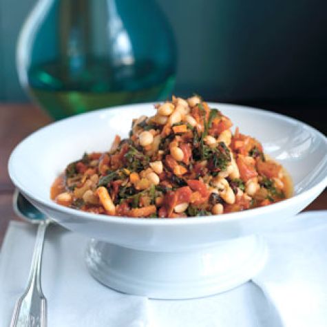 Swiss Chard with Cannellini
