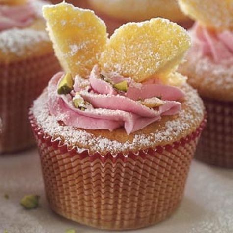 Rose and Vanilla Cupcakes