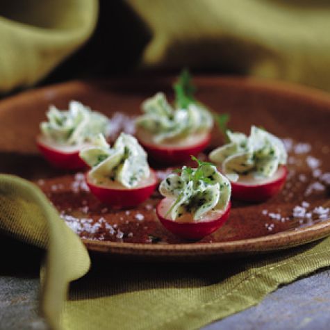 Radishes with Chervil Butter