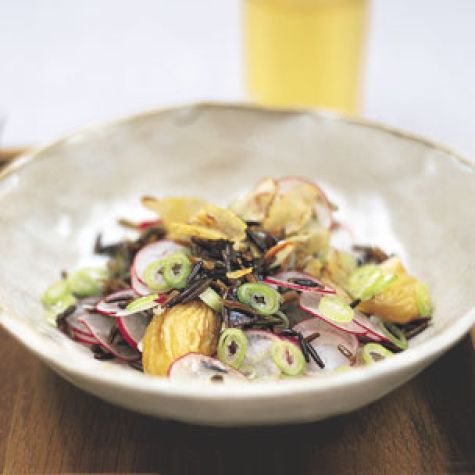 Wild Rice Salad with Chestnuts