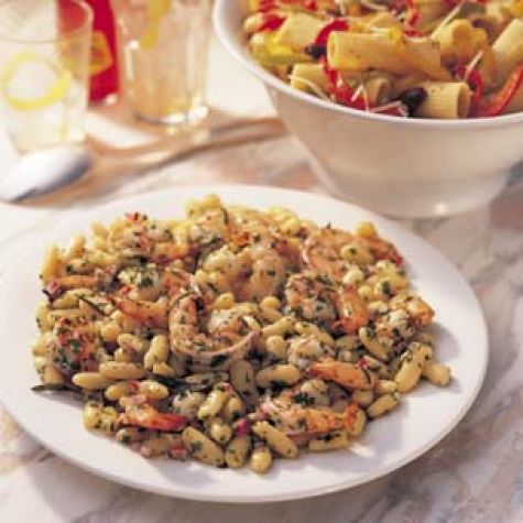Warm Shrimp and White Bean Salad