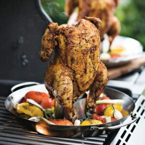 Roast Chicken with Smoky Potato Salad