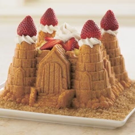 Vanilla Sandcastle Cake