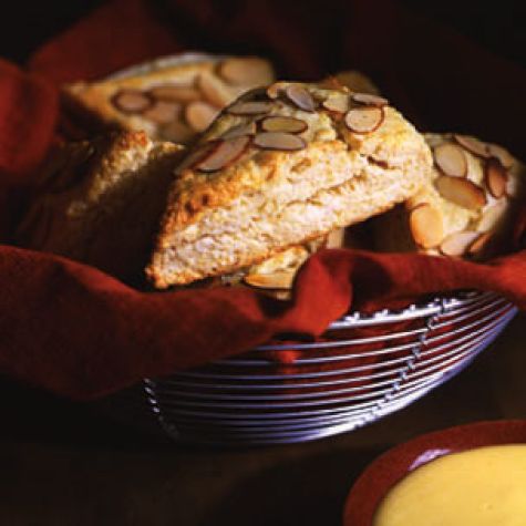 Almond Scones with Tangerine Curd