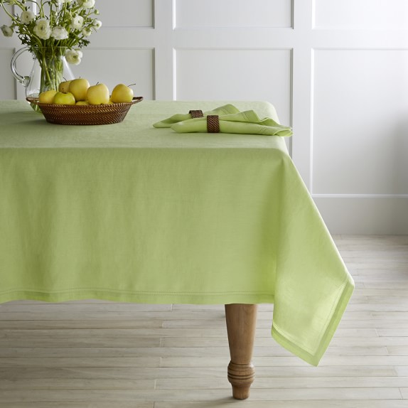 lime green tablecloth table linens