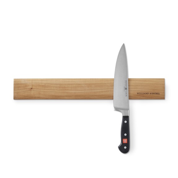 magnetic wooden knife holder
