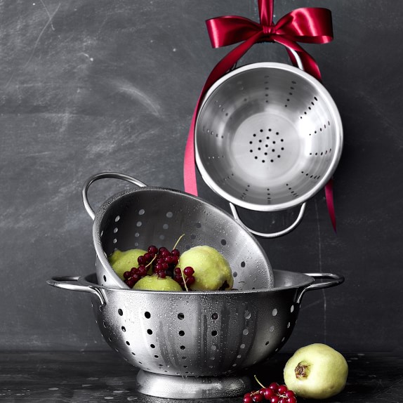 williams sonoma stainless steel colander