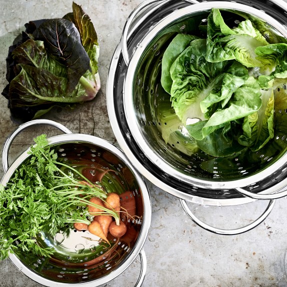 williams sonoma stainless steel colander