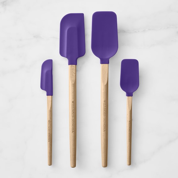 purple silicone spatula