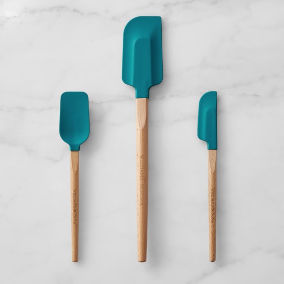 blue silicone spatula