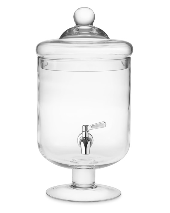 glass water dispenser with fruit infuser