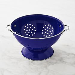 blue colander