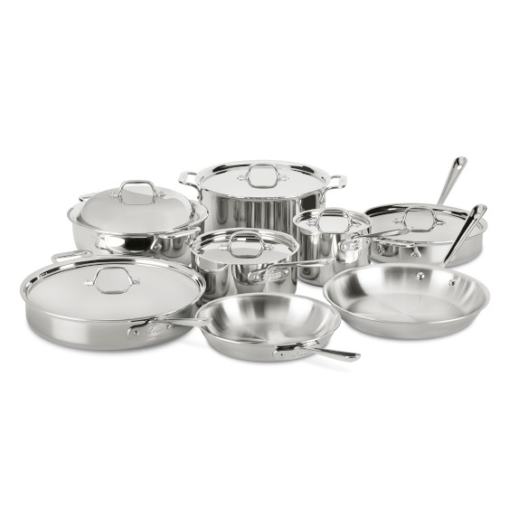 all clad stainless steel cookware set