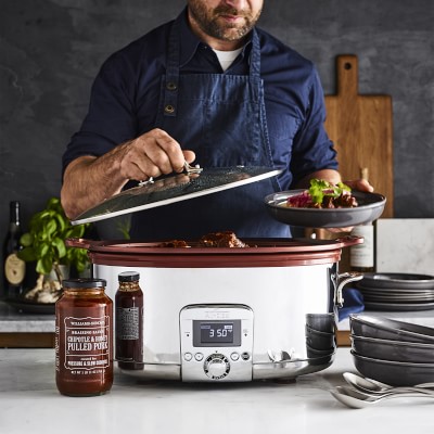 All-Clad Gourmet Slow Cooker with All-in-One Browning, 7-Qt.