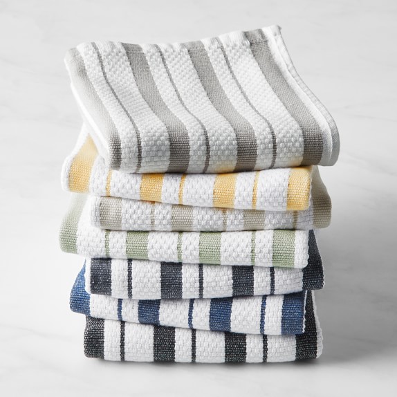 striped dish towels