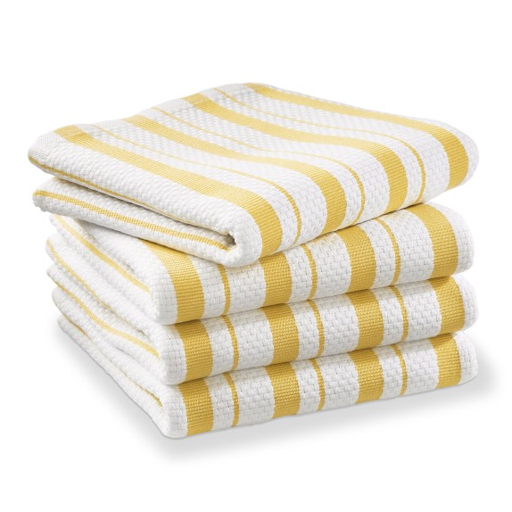 striped dish towels