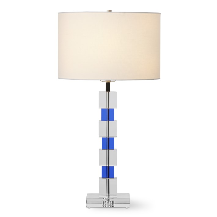 blue crystal table lamps
