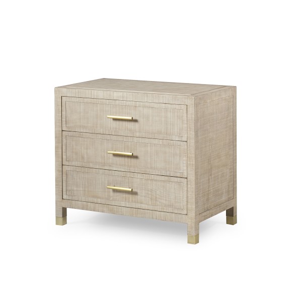 Majorca 3 Drawer Nightstand Bedside Table Williams Sonoma